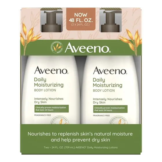 Pack De Crema Aveeno Hidratante Con Avena Calmante