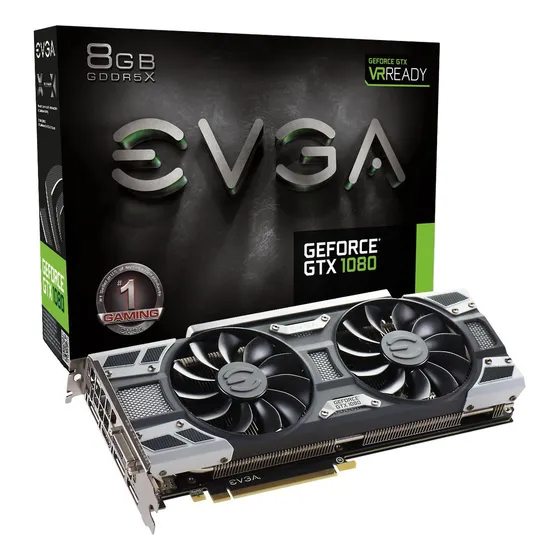 Placa Gráfica Evga Geforce Gtx 1080 Gaming Acx 3.0 8gb Gddr5