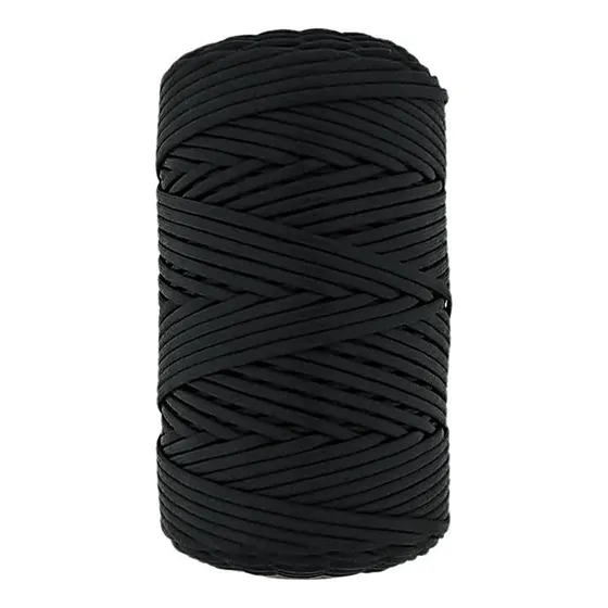Fio Cordão Encerado P/ Bijuterias Preto (098) 2mm 25m