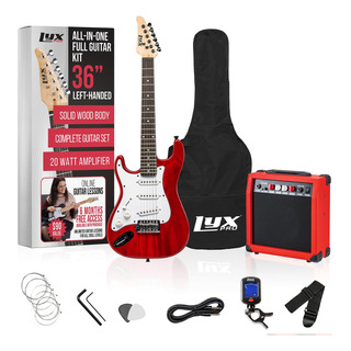 Guitarra Eléctrica Lyxpro Left Hand 36 Pulgadas Con Kit Para Guitarra Eléctrica Lyxpro Left Hand 36 Pulgadas Con Kit Para