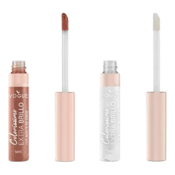 Pack Vogue Brillo: Labial Liq Brisa+labial Liq Playa