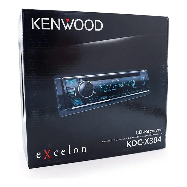 Reproductor Kenwood Excelon Con Bluetohh Cd Usb Aux Kdc-x304
