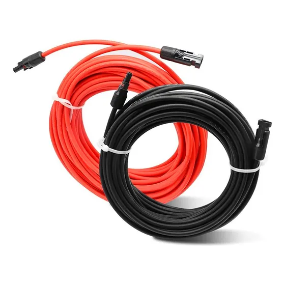Cable Solar 6mm2 Con Conector Mc4 20 Mts