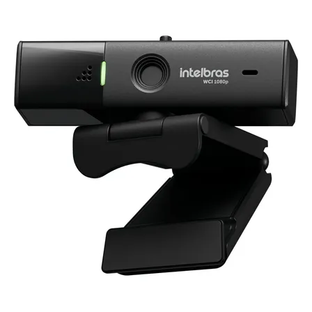 Webcam Wci1080p Full Hd 60 Fps Intelbras Preto