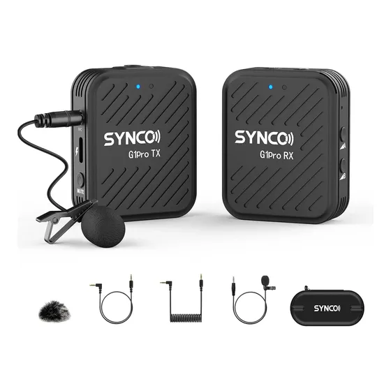 Microfone Synco Wireless Lavalier G1 (a1) Pro, Profissão...