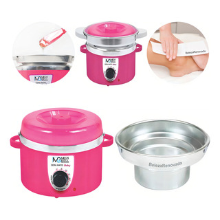 Aquecedor De Cera Quente Termocera 200g Com Refil Corpo Rosa 110v/220v Aquecedor De Cera Quente Termocera 200g Com Refil Corpo Rosa 110v/220v