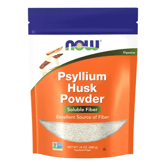 Polvo De Cáscara De Psyllium Supplement Now 680 Ml