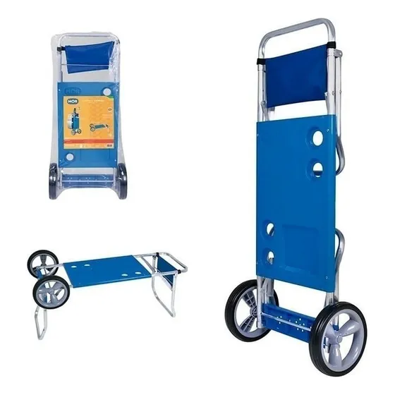 Carro Mesa Carrito Mesita De Playa Camping Aluminio Adeleste