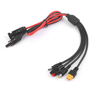 Cable De Extensión Solar Para Panel, 4 En 1, Dc5521 7909 Xt6 Cable De Extensión Solar Para Panel, 4 En 1, Dc5521 7909 Xt6