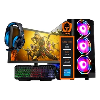 Pc Gamer Intel I5 16gb Ssd 480gb + Monitor 21 + Kit Gamer Pc Gamer Intel I5 16gb Ssd 480gb + Monitor 21 + Kit Gamer