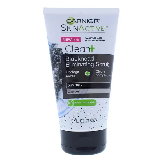 Scrub Garnier Skinactive Charcoal, Eliminador De Puntos Negr