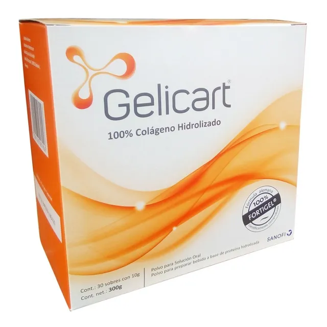 Gelicart 30 Sobres Colágeno Hidrolizado + Obsequio
