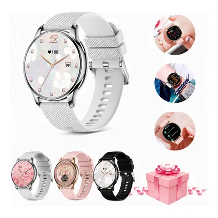 Smartwatch Feminino Y11 Esportivo Monitor Cardíaco Ip68 Prateado Esportivo