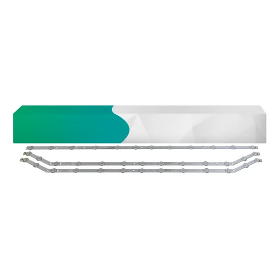 Kit 3 Barras Led Samsung Un40fh5100g Un40fh6203g Nova