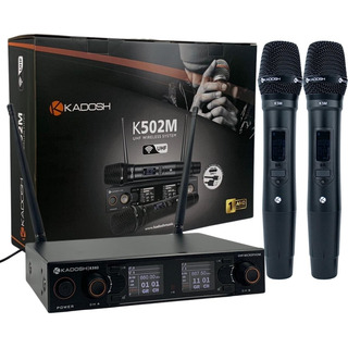 Microfone Sem Fio Duplo Kadosh K502m Bateria RecarregĂĄvel Microfone Sem Fio Duplo Kadosh K502m Bateria RecarregĂĄvel