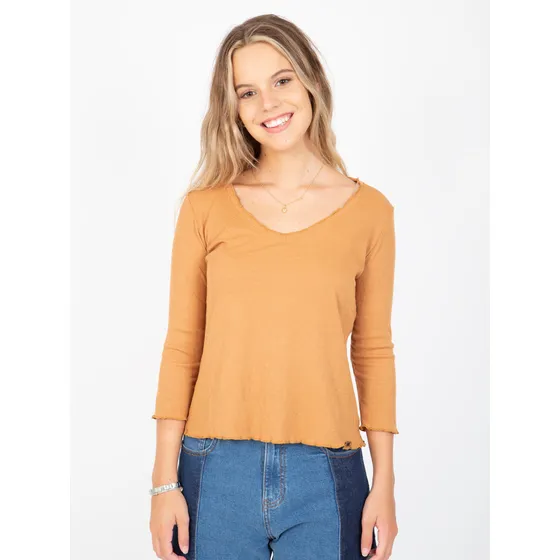 Polo Para Mujer Dvk Manga Larga Angela Cml