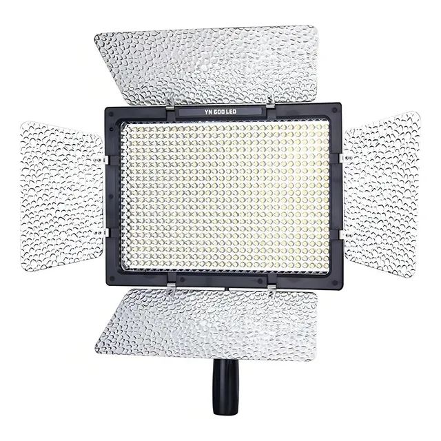 Panel de luz led Yongnuo YN600L color blanca cálida/blanca fría con estructura Negro 12V