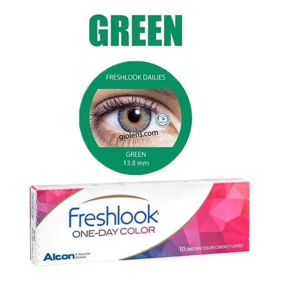 Pupilentes Freshlook One Day  Mayoreo 100 Pares +estuches