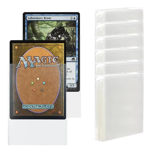 500 Fundas Protectores Transparentes Cartas Yugioh Pokemon
