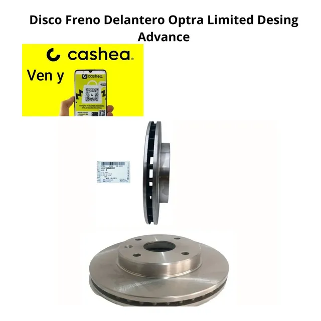 Disco Freno Delantero Optra Limited Desing Advance Ventilado
