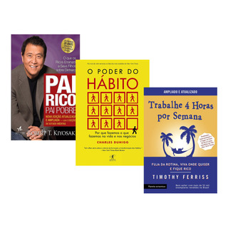 Pai Rico Pai Pobre+ Trabalhe Horas Por Semana + Poder Habito Pai Rico Pai Pobre+ Trabalhe Horas Por Semana + Poder Habito