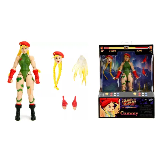 Street Fighter Cammy Figura Muñeco Juguete Coleccion Jada