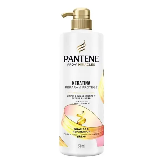 Shampoo Pantene Pro-V Miracles Pro-V Miracles Keratina Repara & Protege en dosificador de 510mL por 1 unidad