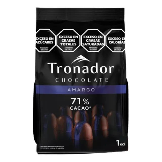 Chocolate Cobertura Semiamargo 71% Cacao X1kg