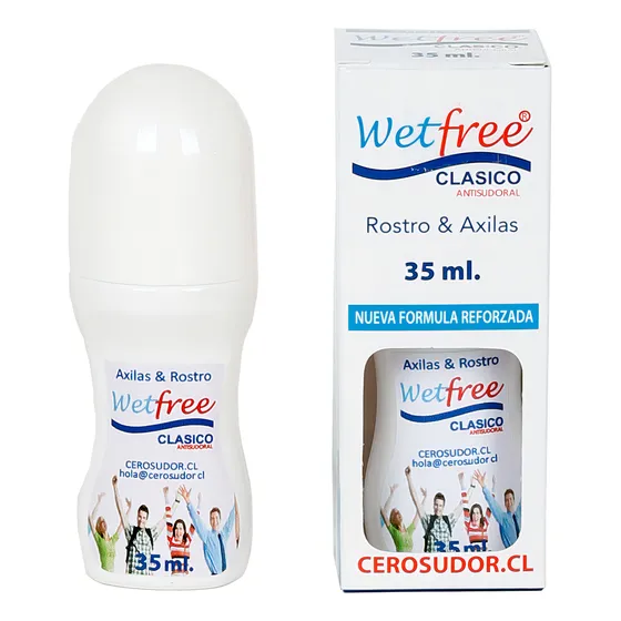 Antitranspirante Wetfree Clasico Roll On 35ml