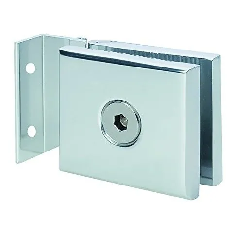 Rockwell Mini Bisagra Cristal Para Puerta Acabado Pulido