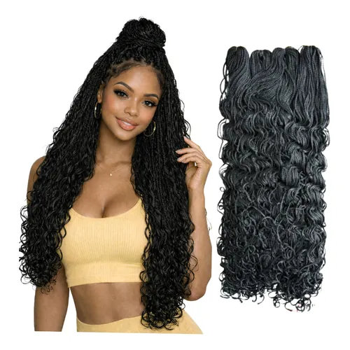 Cabelo Miojo Kanekalon Micro Zizi - 7 Pacotes Cor #4 - Cast