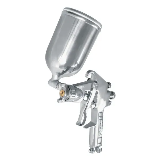 Pistola P/pintar Gravedad Lvmp Vaso Aluminio, 1.4 Mm, Truper Color Plateado