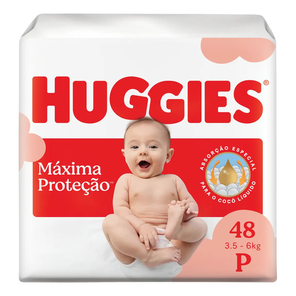Fralda Huggies Maxima Protecao 48 unidades
