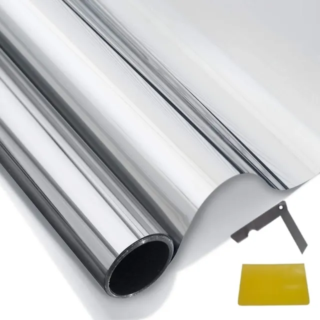 Rollo Film Espejado 3 Mts X 1 Mts + Kit De Instalacion