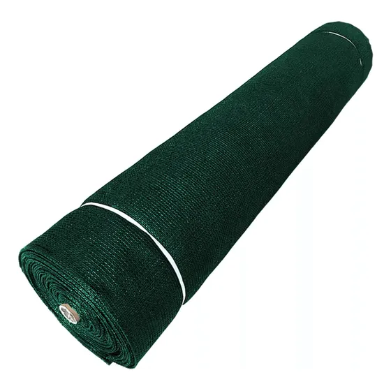 Malla Tejido 90% Cobertura Uv Sombra Rollo 20x4mts Verde