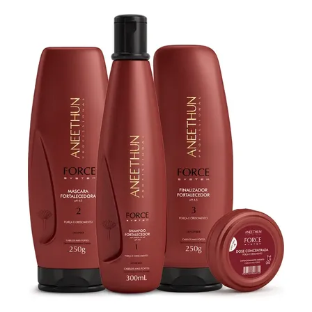 Kit Completo Force System Aneethun, Força E Crescimento