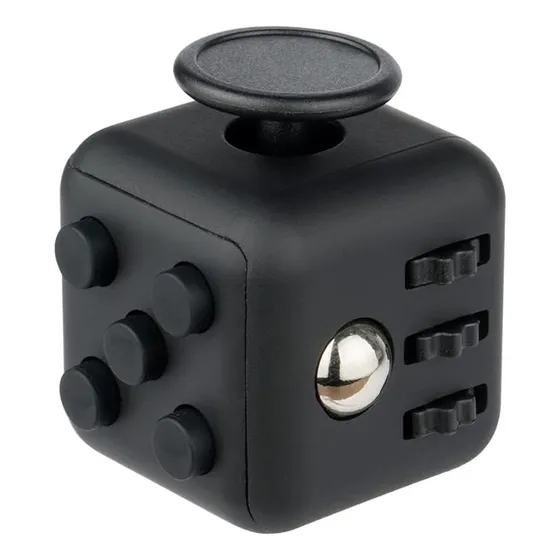 Fidget Cube - Juguete Anti Estrés Negro