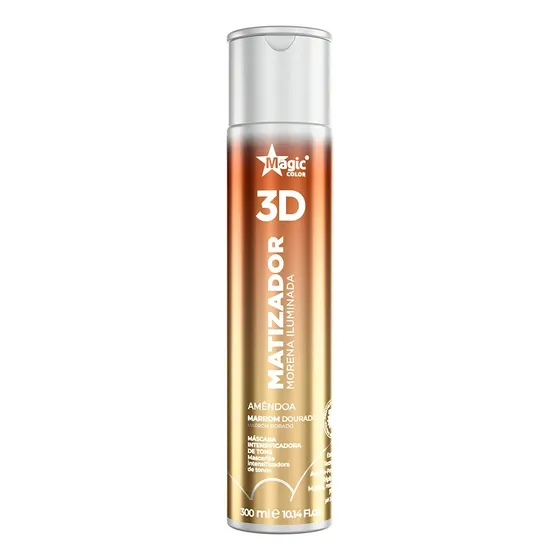Matizador Morena Iluminada Amêndoa 300ml Marrom Dourado