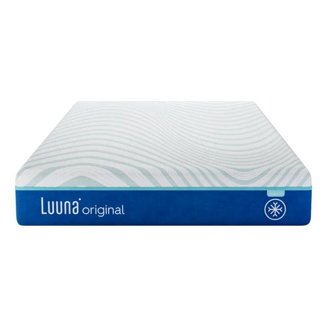 Colchón Matrimonial Luuna Original Suave En Caja Coolingtech Blanco