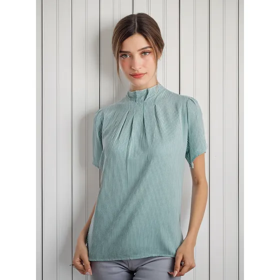 Blusa Pyanell - Nébula - Cemento