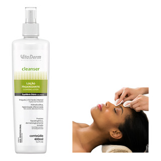 Loção Higienizante Cleanser 400ml - Vita Derm Loção Higienizante Cleanser 400ml - Vita Derm
