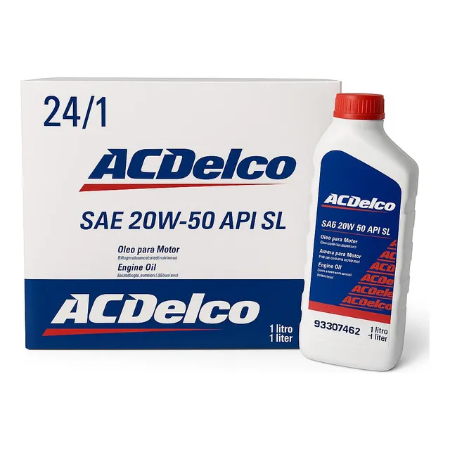 Kit Óleo Caixa Fechada 24 L 20w50 93307462 Acdelco Original