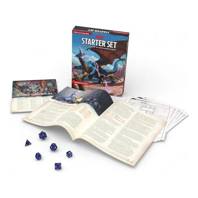 Conjunto Inicial De D&d: Stormwreck Isle Dragons, Para Idoso