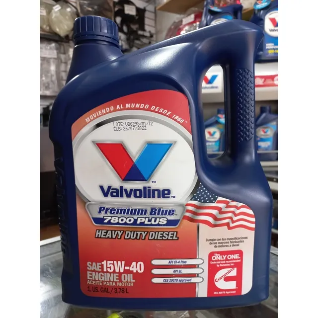 Aceite Valvoline15w-40 Premium Blue Gasolina-diesel10mil Klm