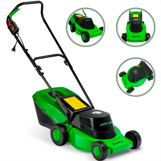 Cortador Grama Elétrico Carrinho Aparador Trapp Wm-350 1800w