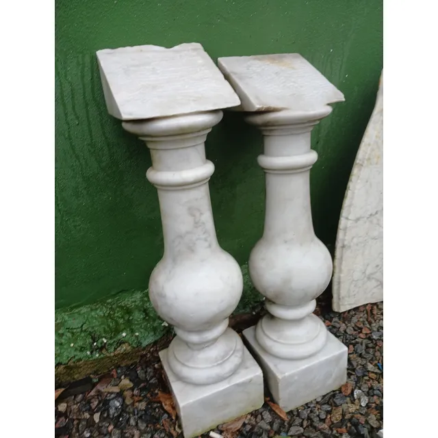 Columnas Y Balaustres Ménsula Macizas Carrara
