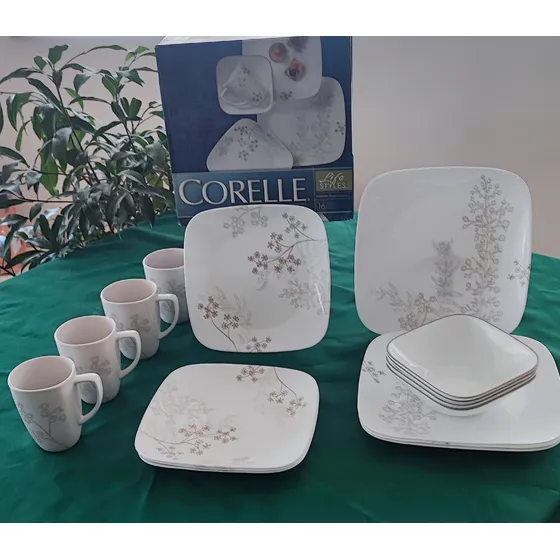 Corelle  Life Style Vajilla De 4 Puestos 16 Pc