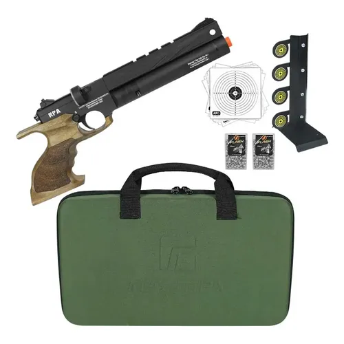 Pistola De Pressao 5.5mm Pcp 515fps Rpa Reximex + Alvo Metal