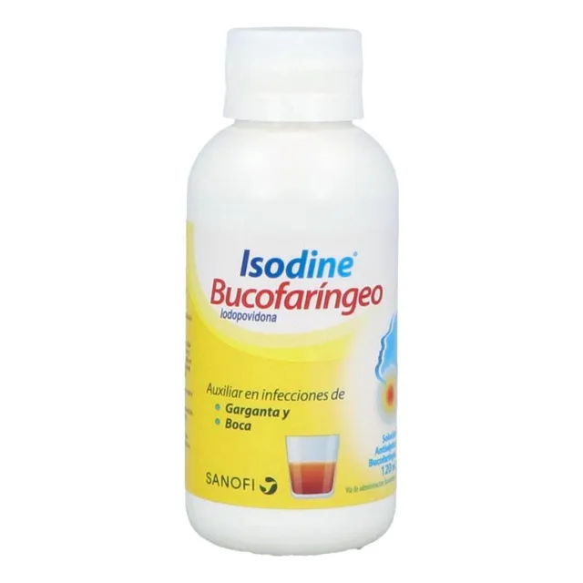 Isodine Bucofaríngeo Solución Antiséptica Frasco C/120 Ml