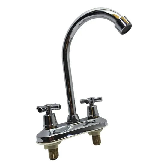 Grifo Para Lavamanos De 2 Tomas Griferia Metalica Cod 221